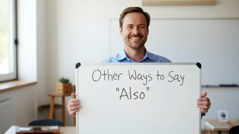 other ways to say also