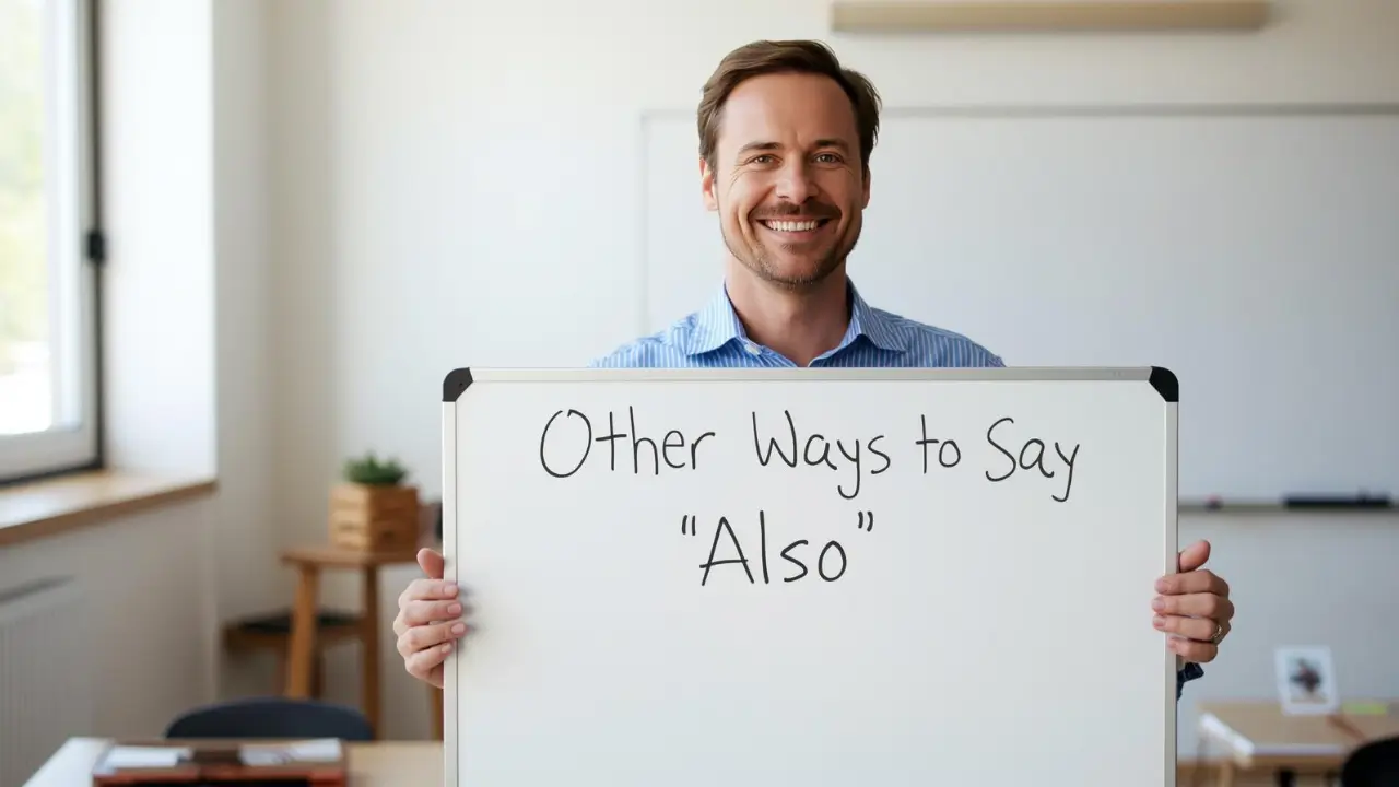 other ways to say also