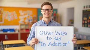 Other Ways to Say In Addition