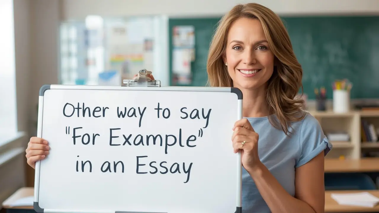 other ways to say for example in an essay