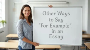 other ways to say for example in an essay