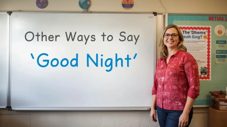 Other Ways to Say “Good Night”
