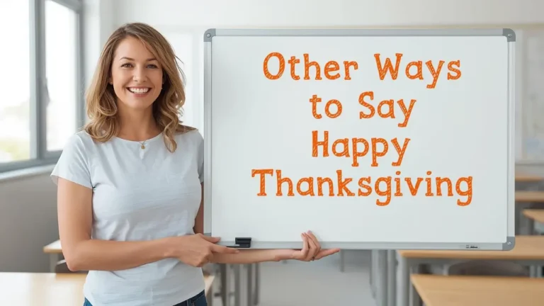 other ways to say happy thanksgiving