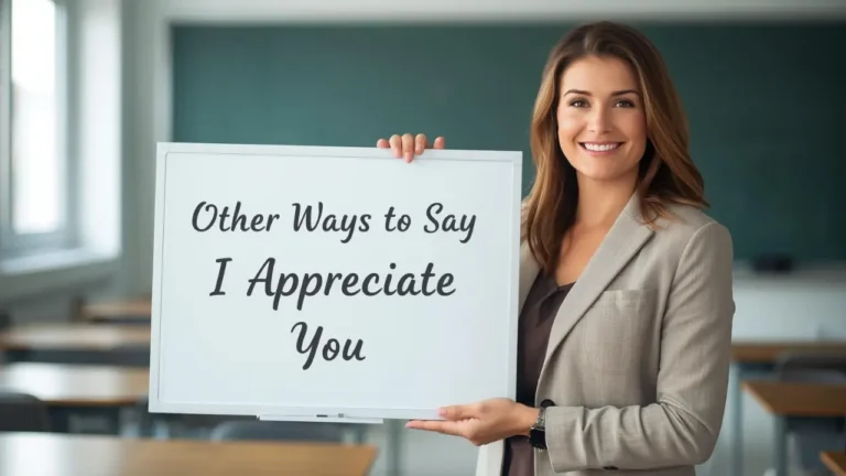 other ways to say i appreciate you