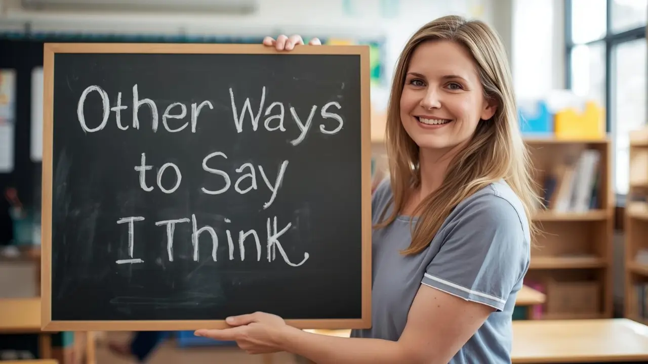 other ways to say i think