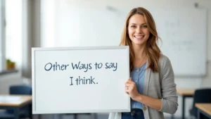 other ways to say i think