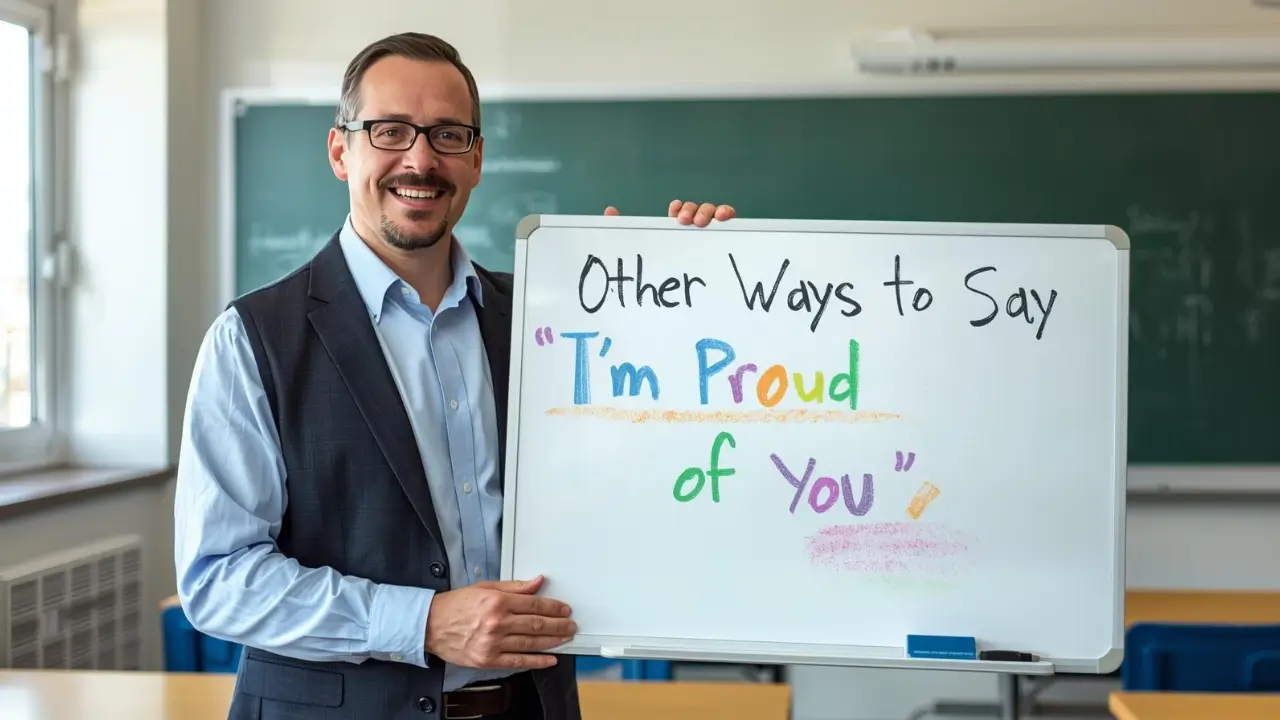 other ways to say i'm proud of you