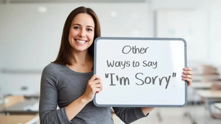 other ways to say i'm sorry