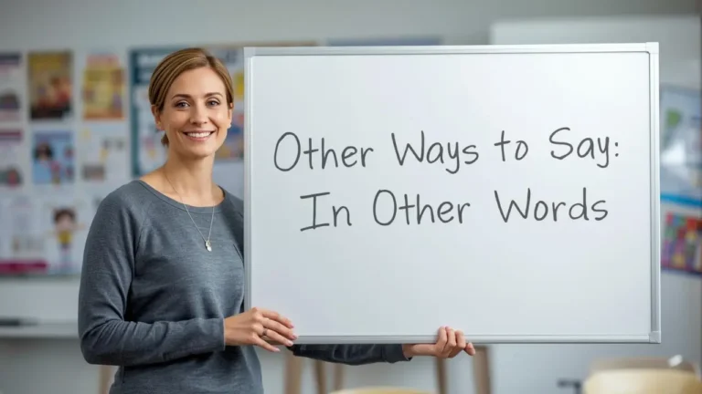 other ways to say in other words