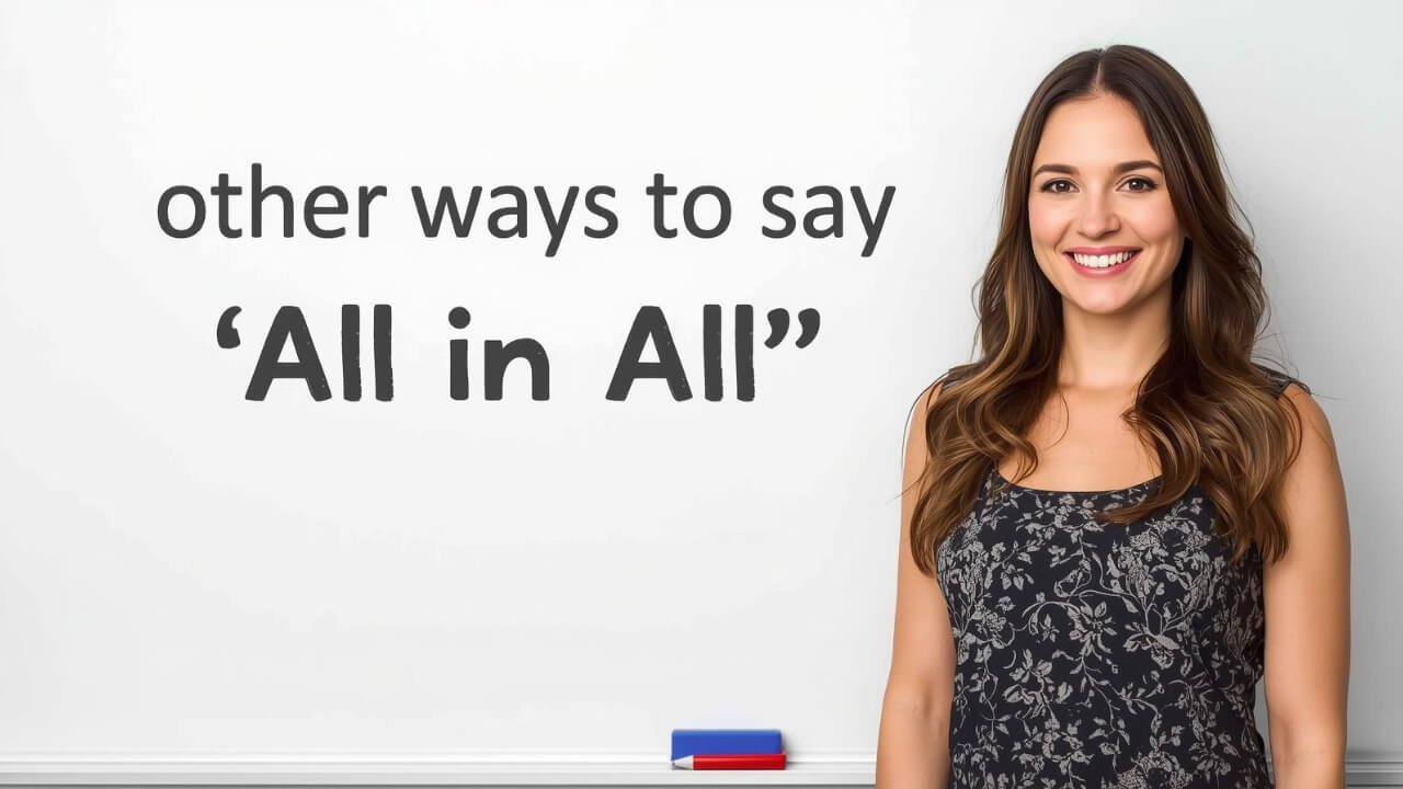 other ways to say all in all