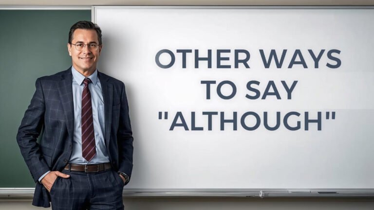 other ways to say although