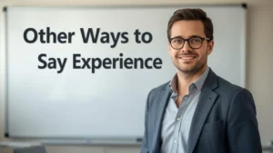 other ways to say experience