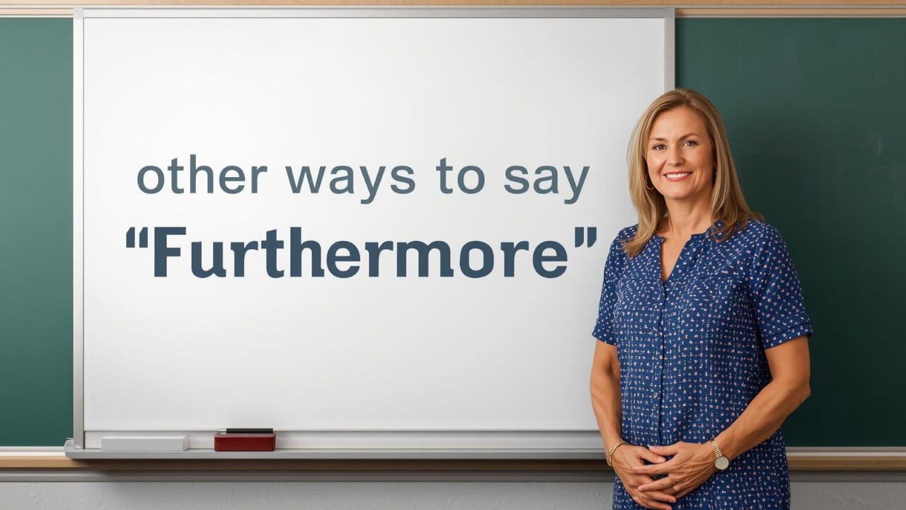 other ways to say furthermore