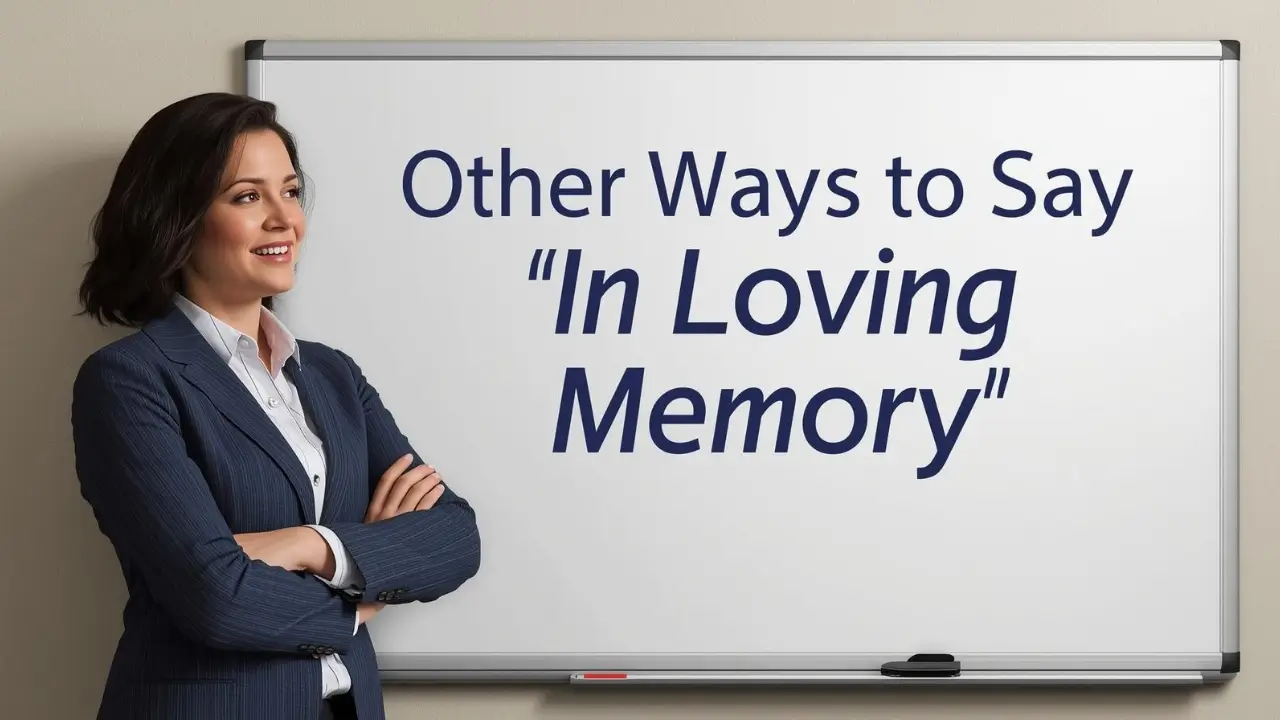 other ways to say in loving memory