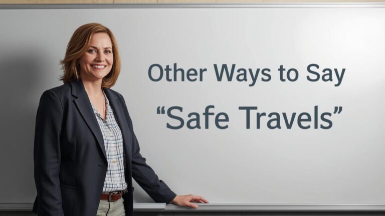 other ways to say safe travels