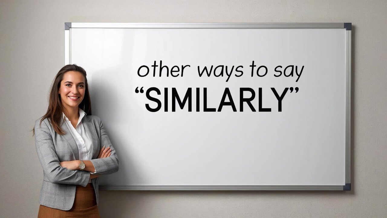 other ways to say similarly