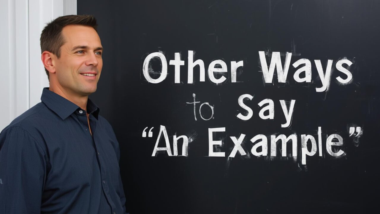 other ways to say an example