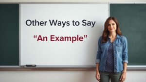 other ways to say an example