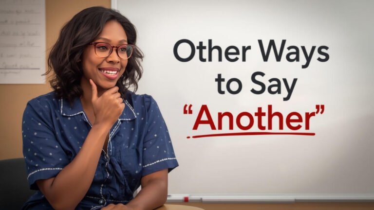 other ways to say another