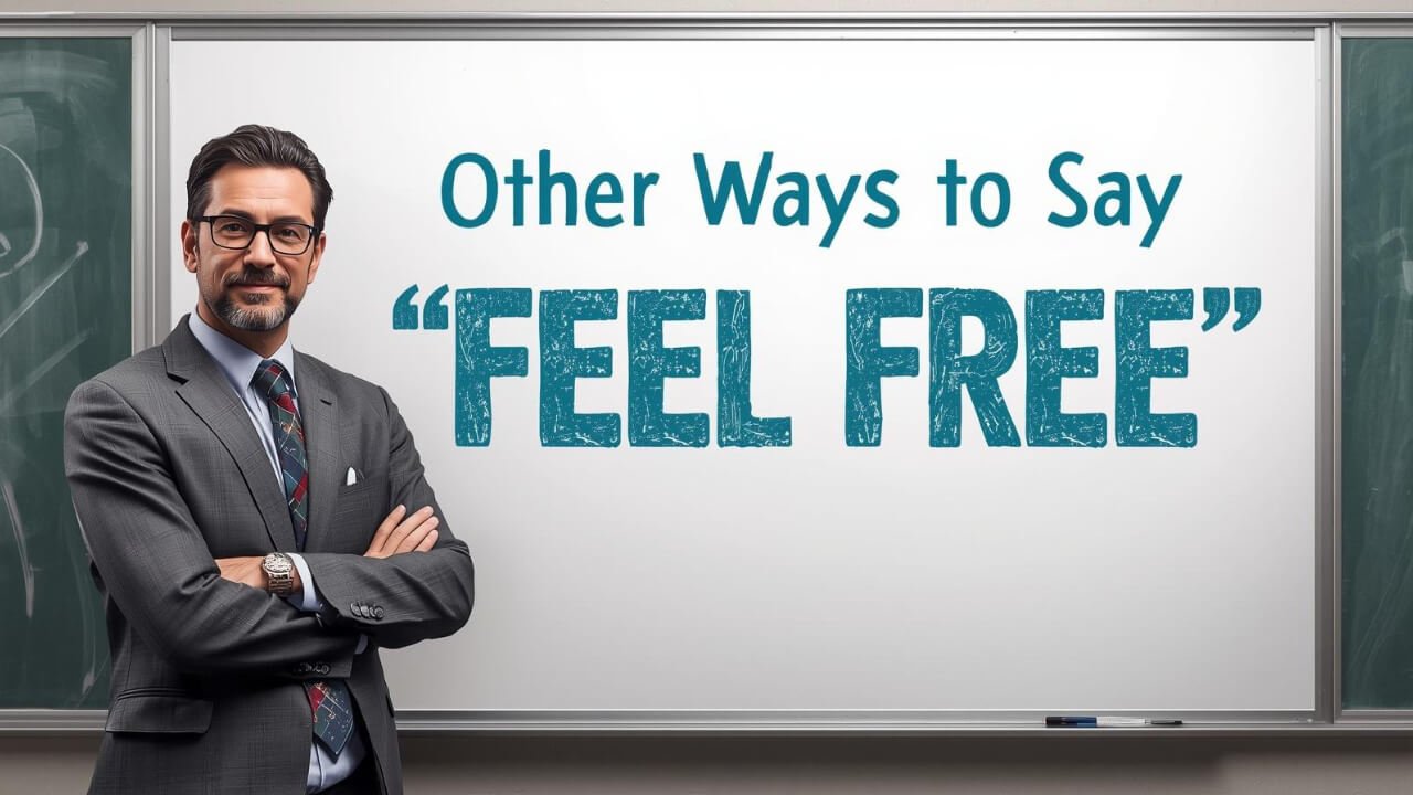 other ways to say feel free