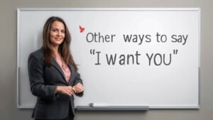other ways to say i want you