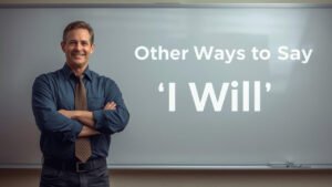 other ways to say i will