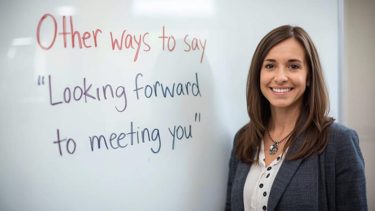 other ways to say looking forward to meeting you