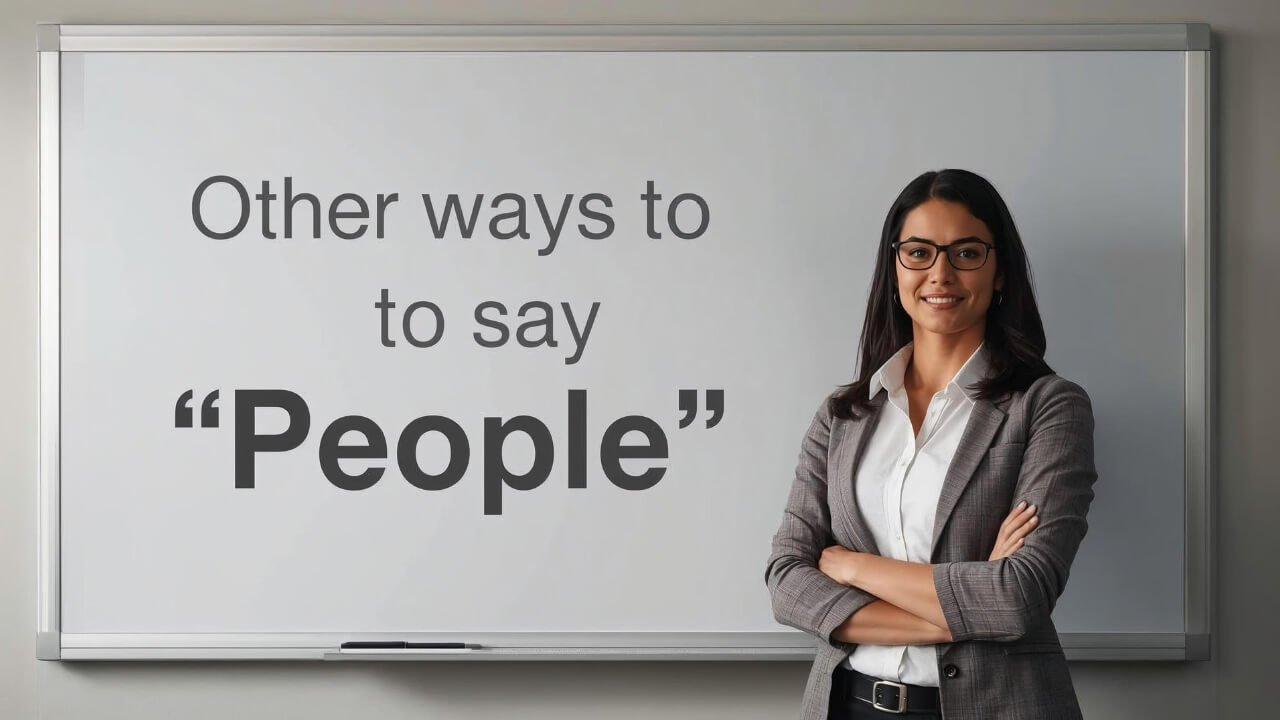 other ways to say people