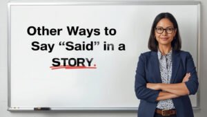 other ways to say said in a story