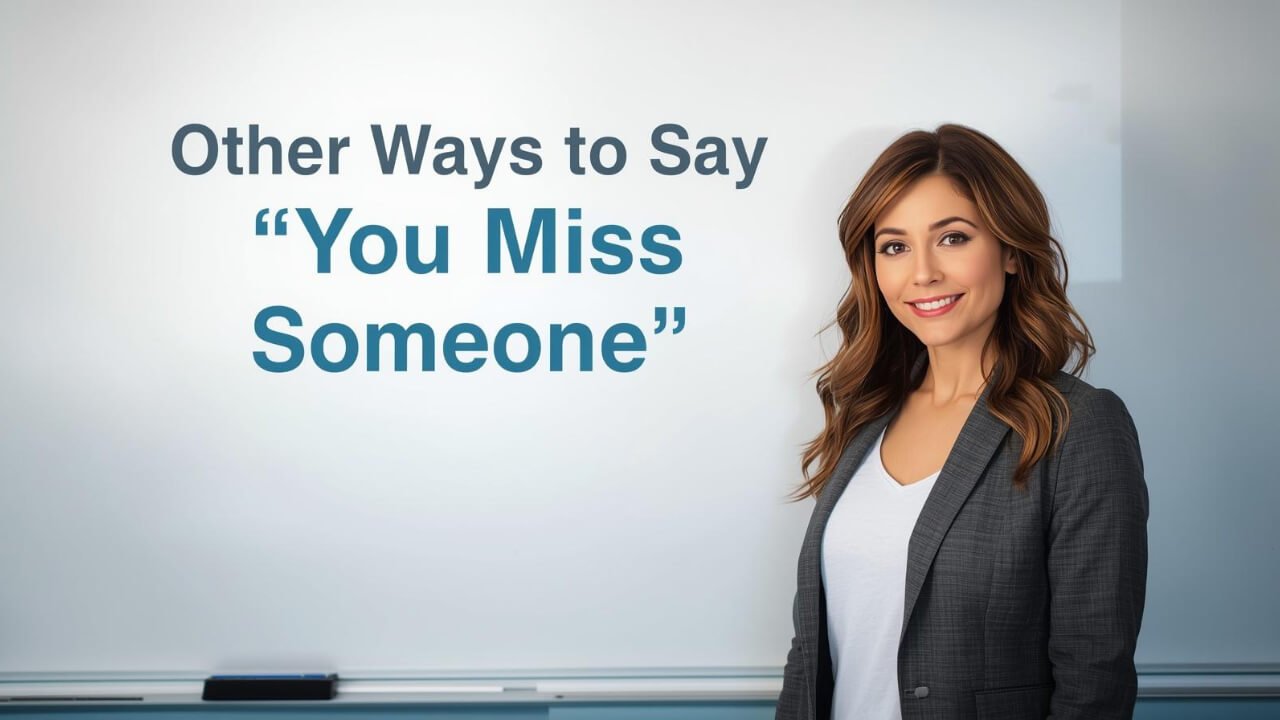 other ways to say you miss someone