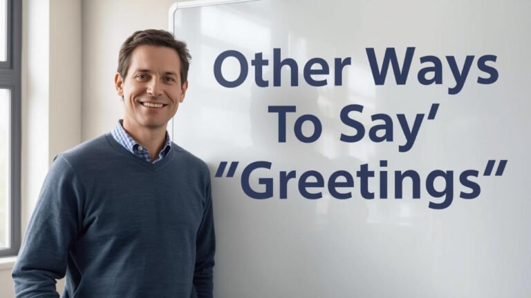 other ways to say greetings