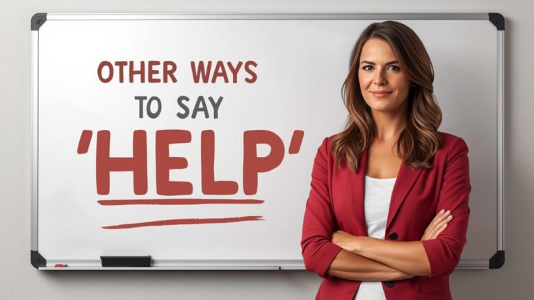 other ways to say help