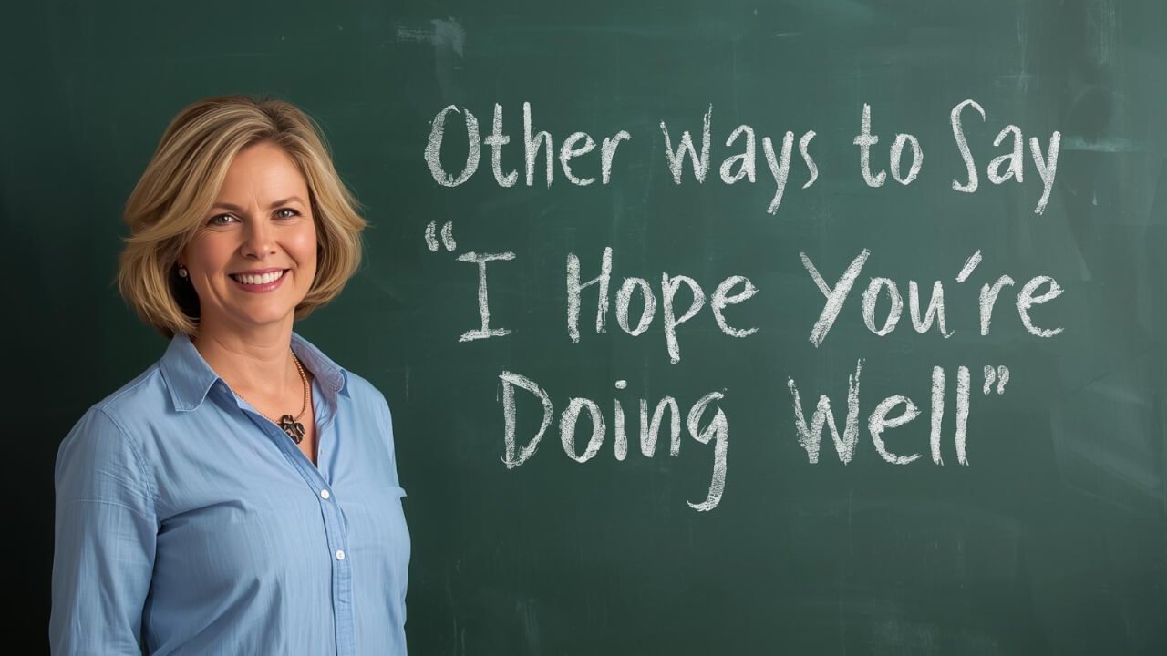 other ways to say i hope you're doing well