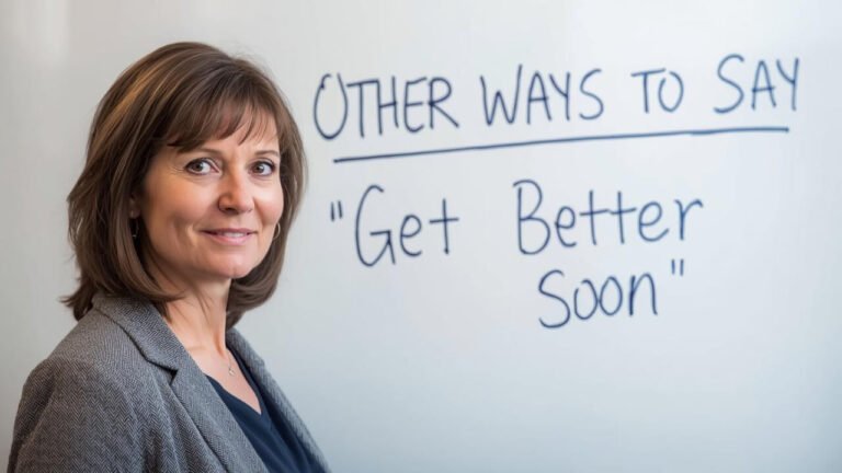 other ways to say get better soon
