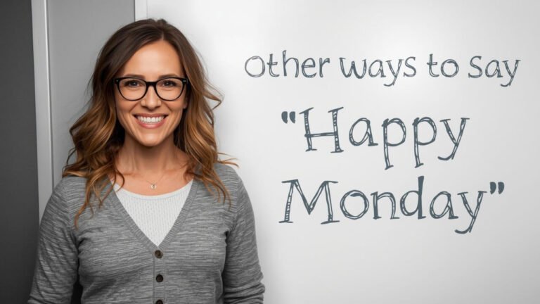 other ways to say happy monday