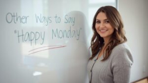 other ways to say happy monday