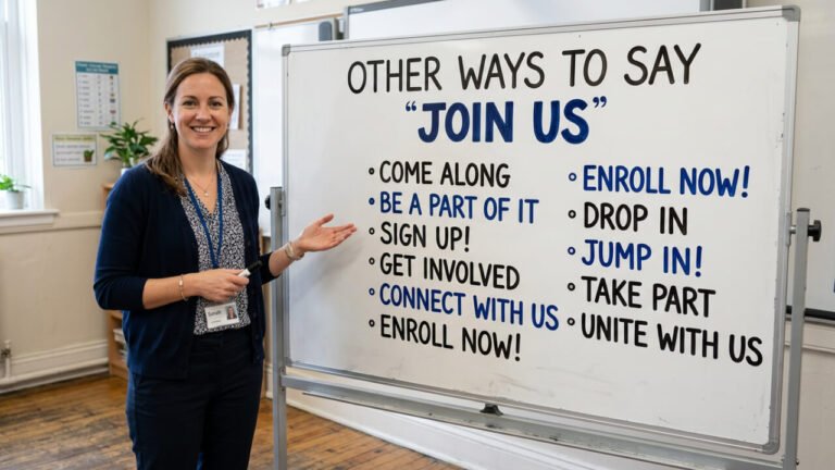 other ways to say join us