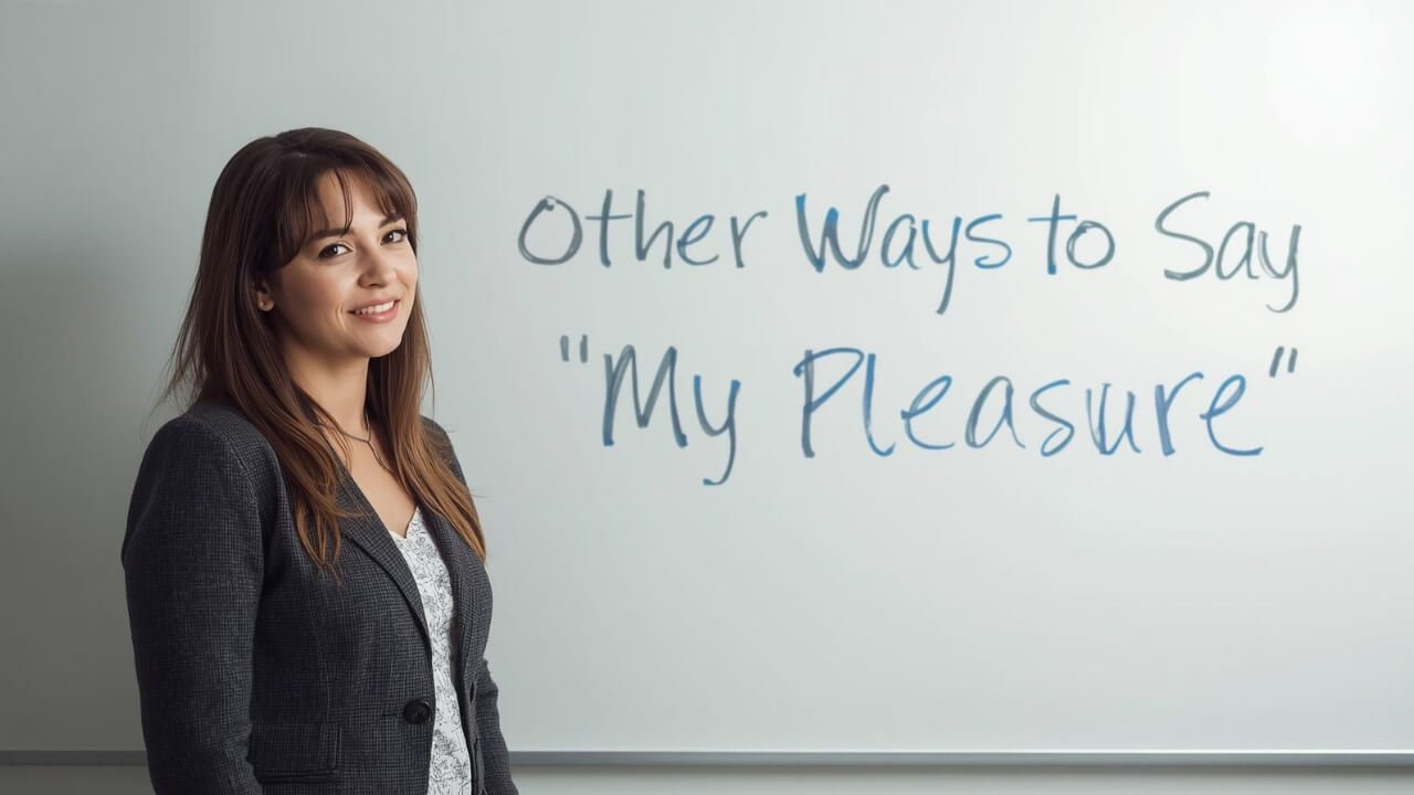 other ways to say my pleasure