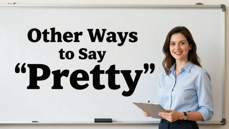other ways to say pretty