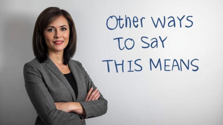 other ways to say this means