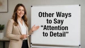 other ways to say attention to detail