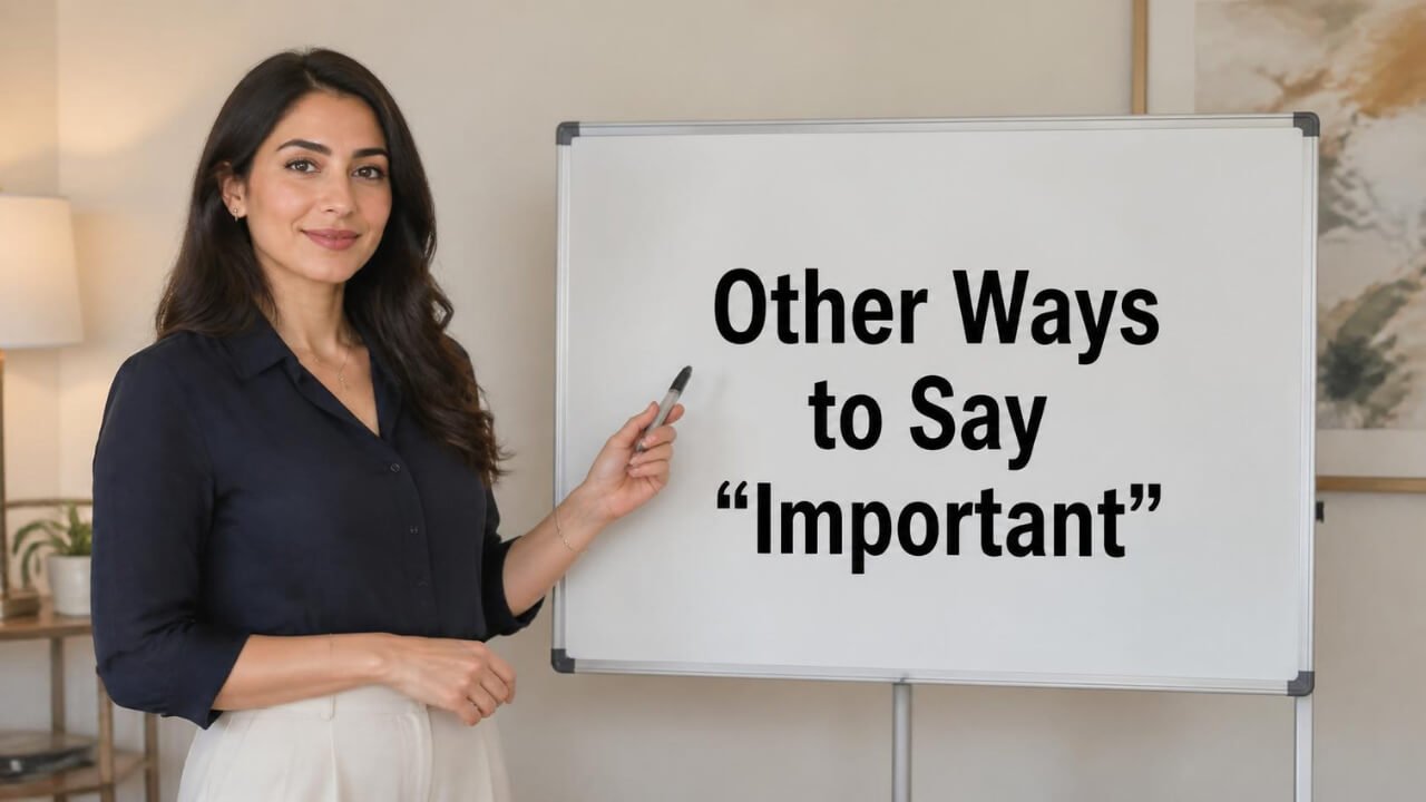 other ways to say important