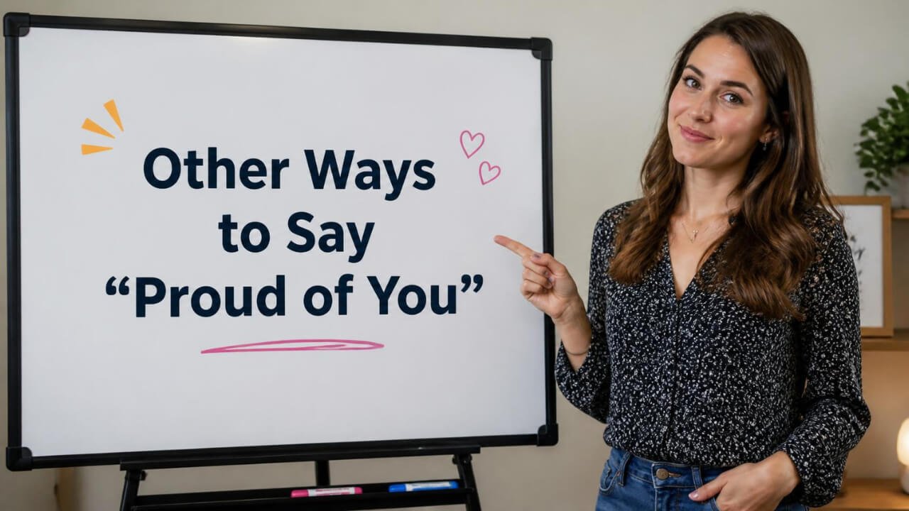 other ways to say proud of you